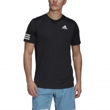 adidas Tennis T-shirt Club 3 Stripes black Men